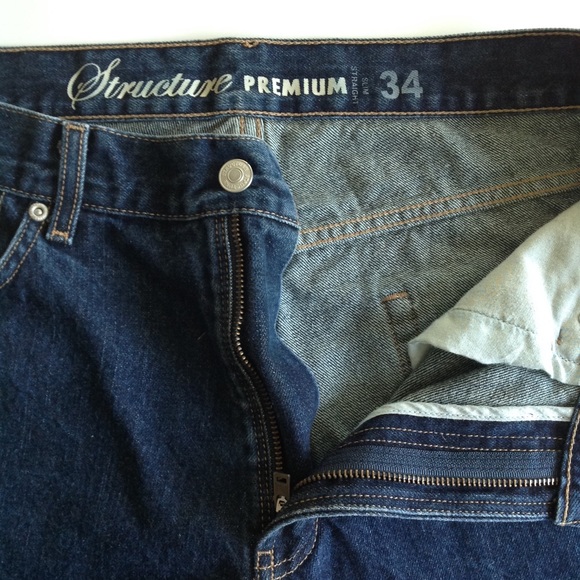 Structure | Jeans | Structure Slim Straight Blue Jeans Mens S | Poshmark